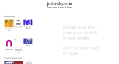 Desktop Screenshot of joshroby.com